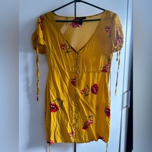 Floral print summer dress, forever 21 (Medium)